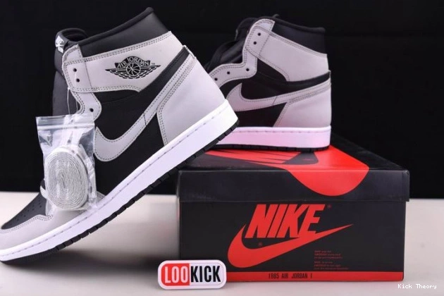 Kick Theory Retro Air White Grey 1 Light High 555088-035 Smoke Black Jordan 0814